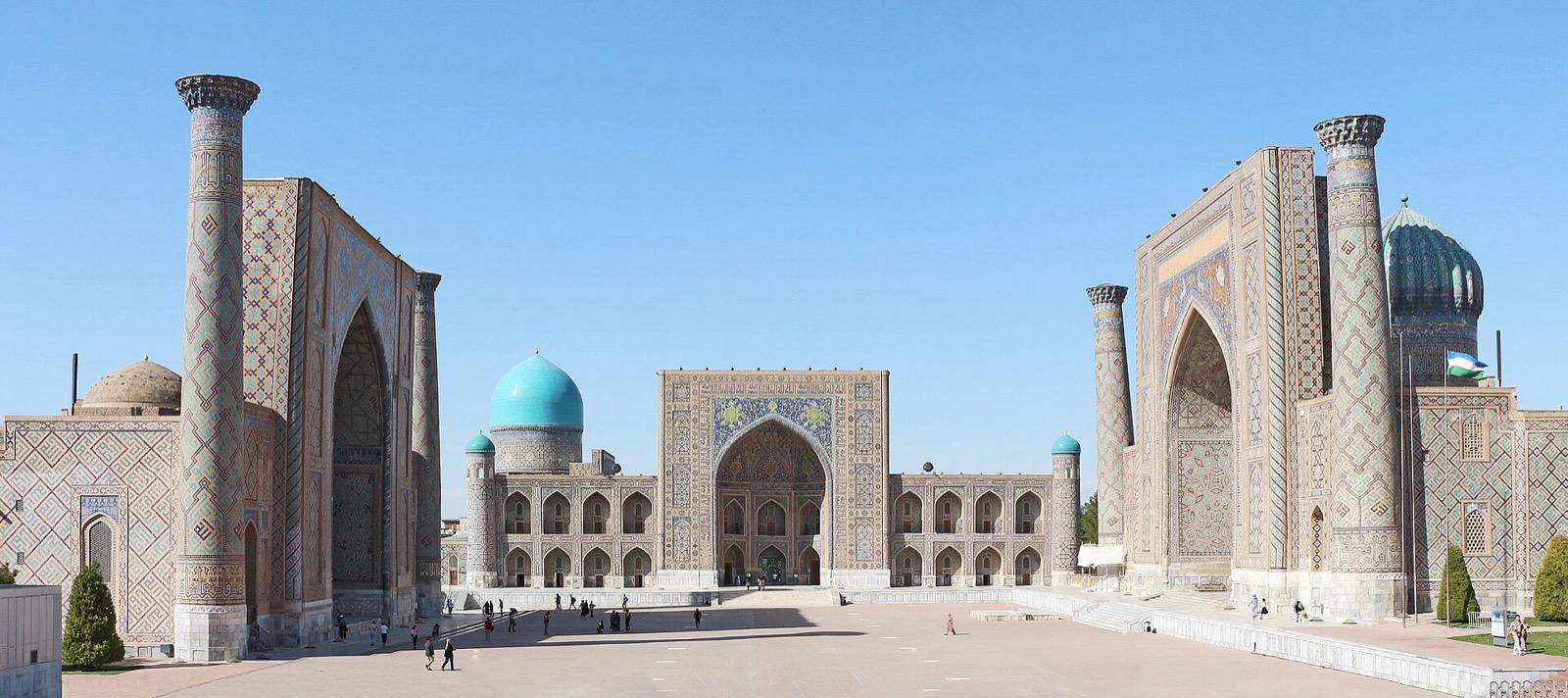 Silk Road architecture in Uzbekistan