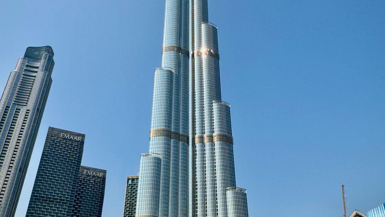 Dubai skyline in the UAE